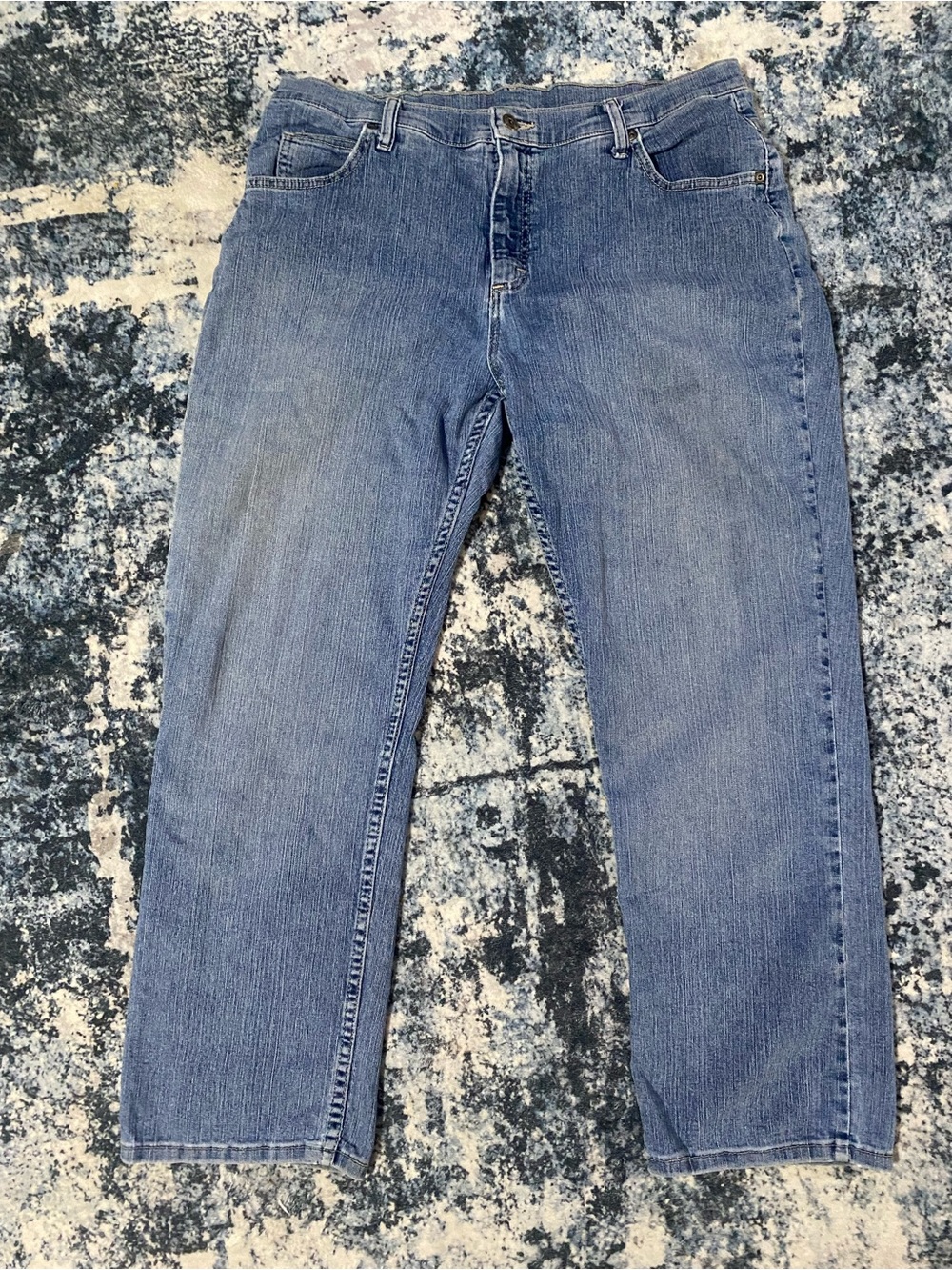 Riders by Lee Women’s 18P Jeans Straight Leg Mid Rise Stretch Denim